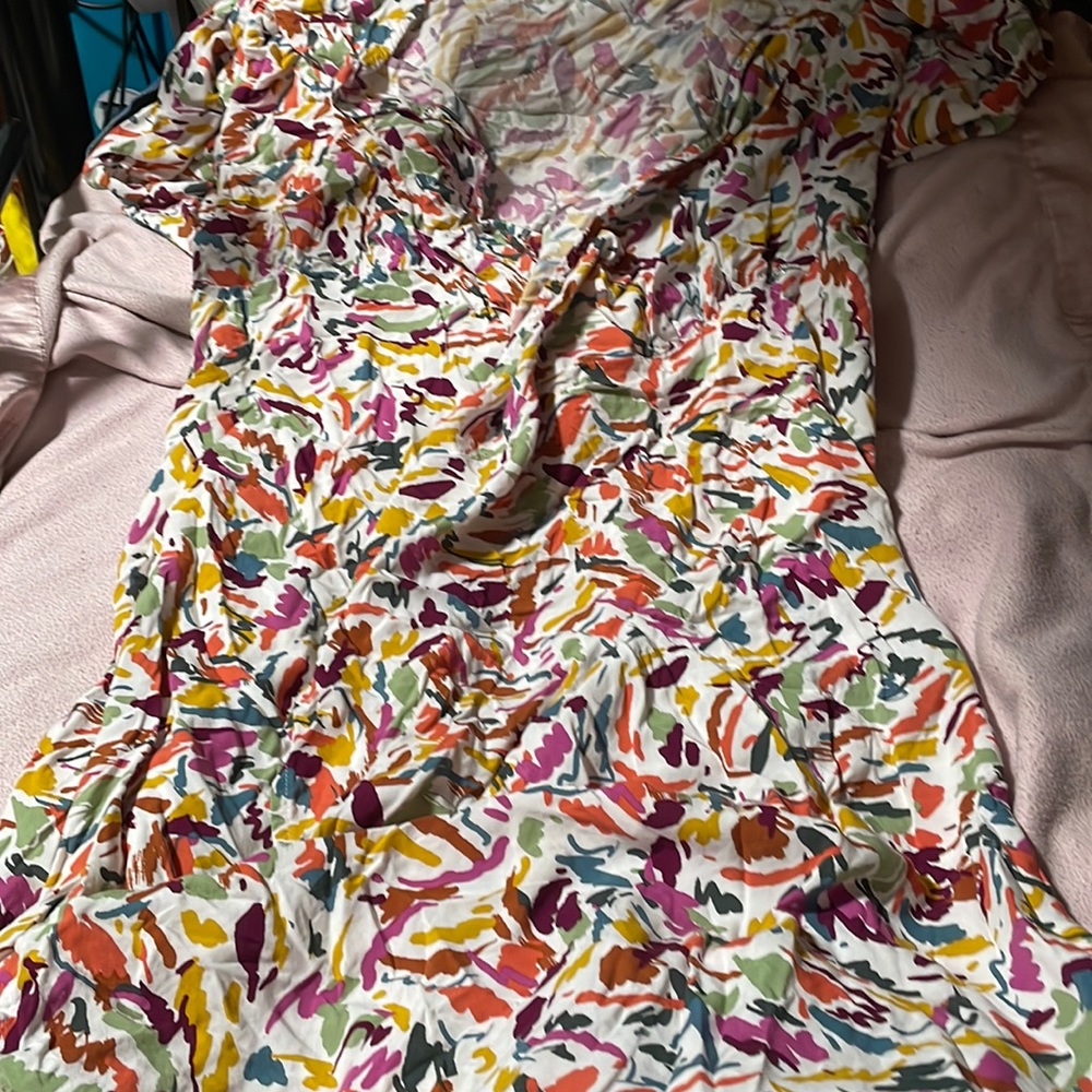 XL tie around dress